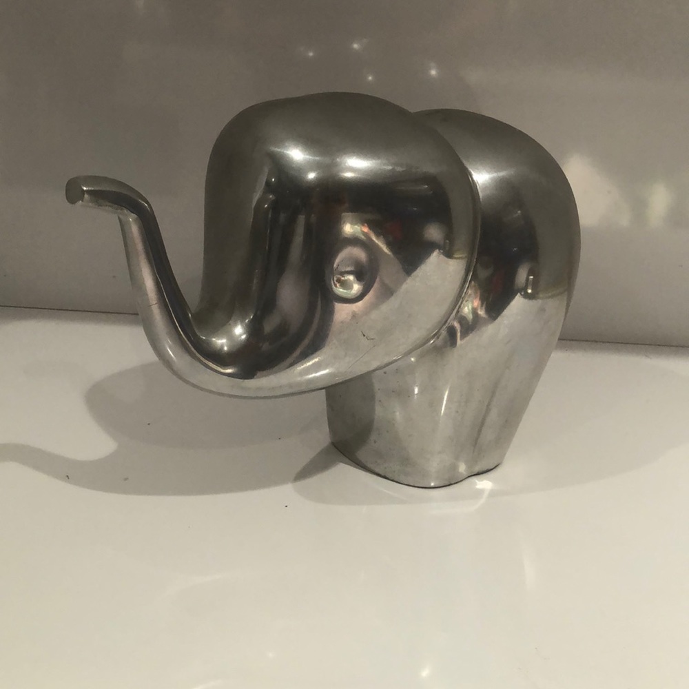 Chrome Elephant decor